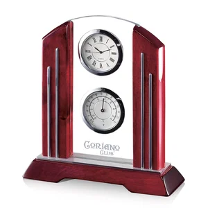 Rosewood Desk Clock