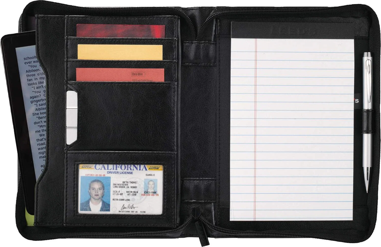 Renaissance Jr. Zippered Padfolio with FSC® Mix Paper — view 6
