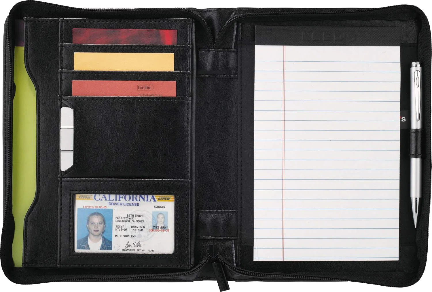 Renaissance Jr. Zippered Padfolio with FSC® Mix Paper — view 7