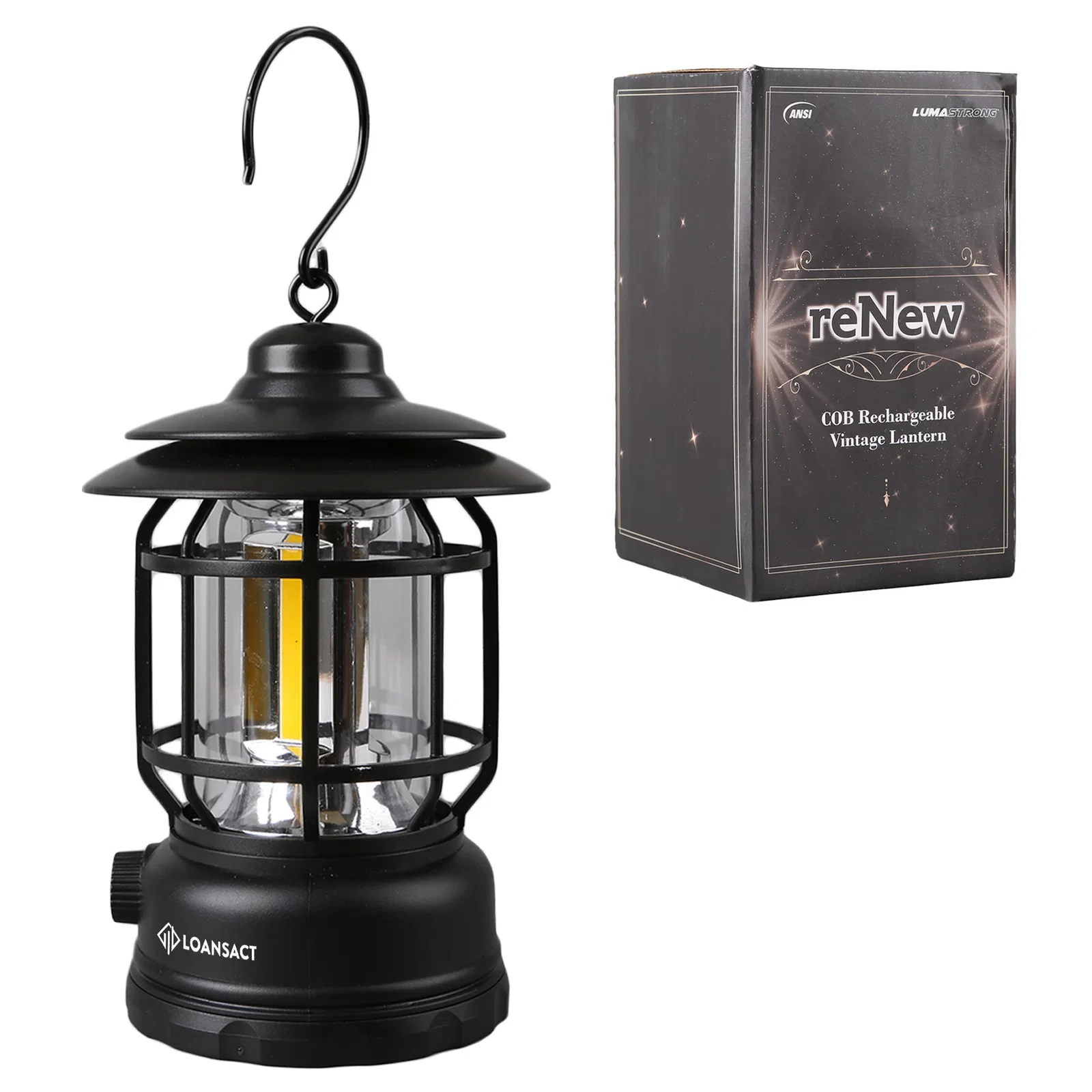 Renew Cob Rechargeable Vintage Lantern — view 4