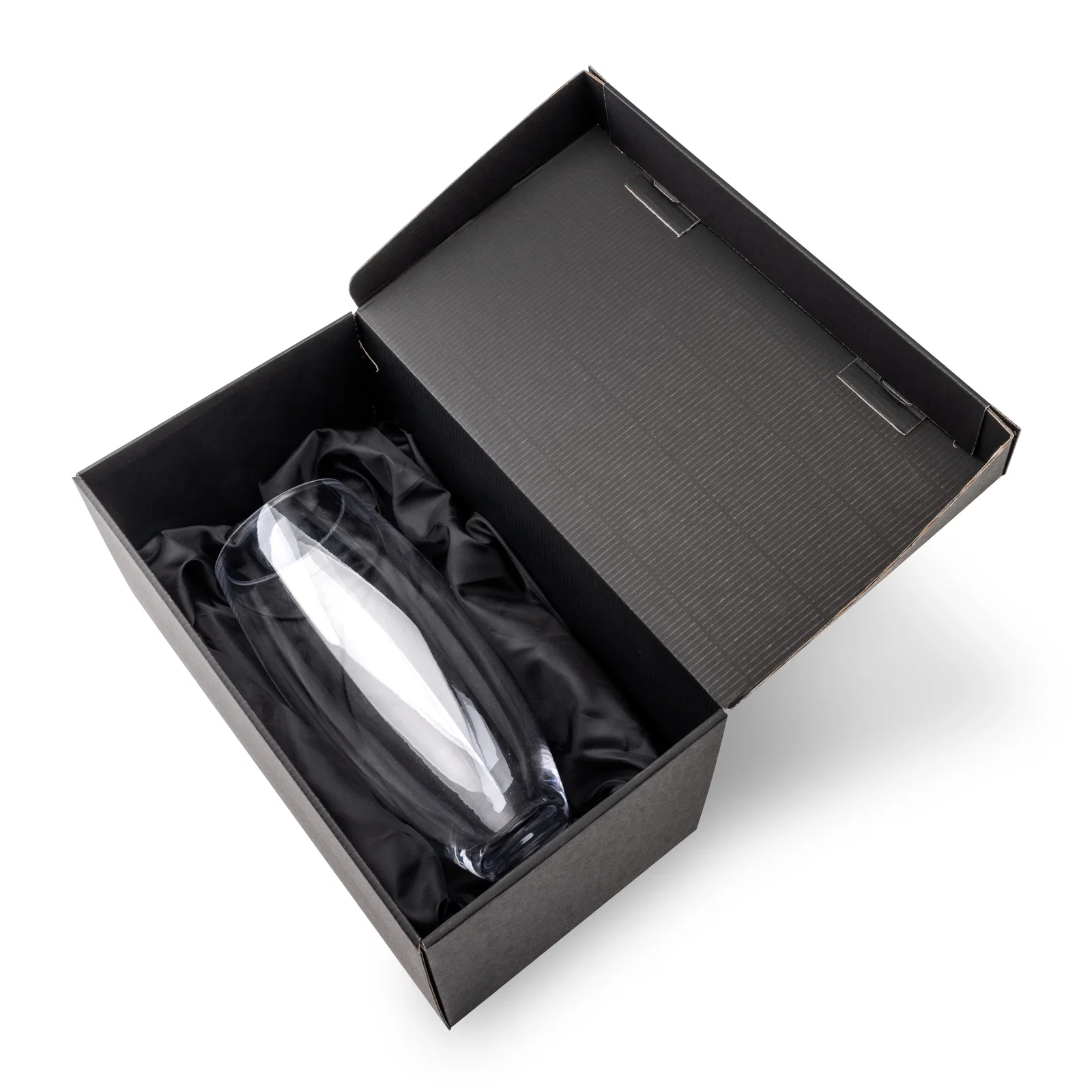 Custom Lead Free Crystalline Vase with Tapered Silhouette for corporate award ceremonies