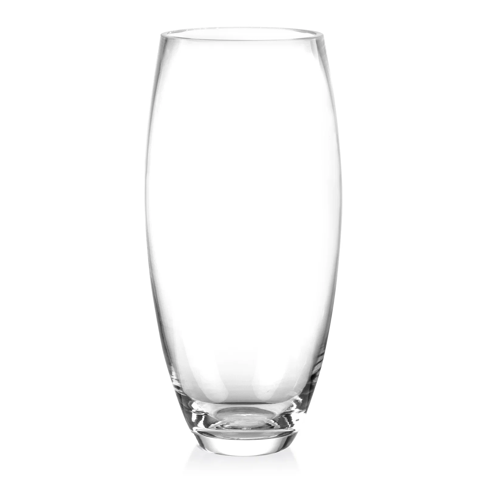 Custom Lead Free Crystalline Vase with Tapered Silhouette for sales achievement awards