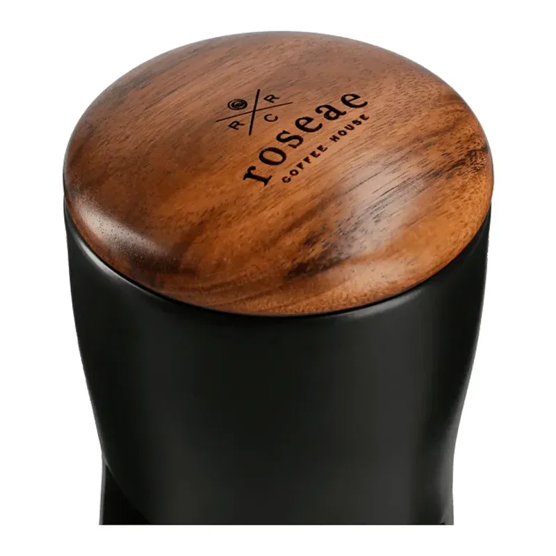 Reno Double Wall Ceramic Tumbler w/Wood Lid 10oz — view 2