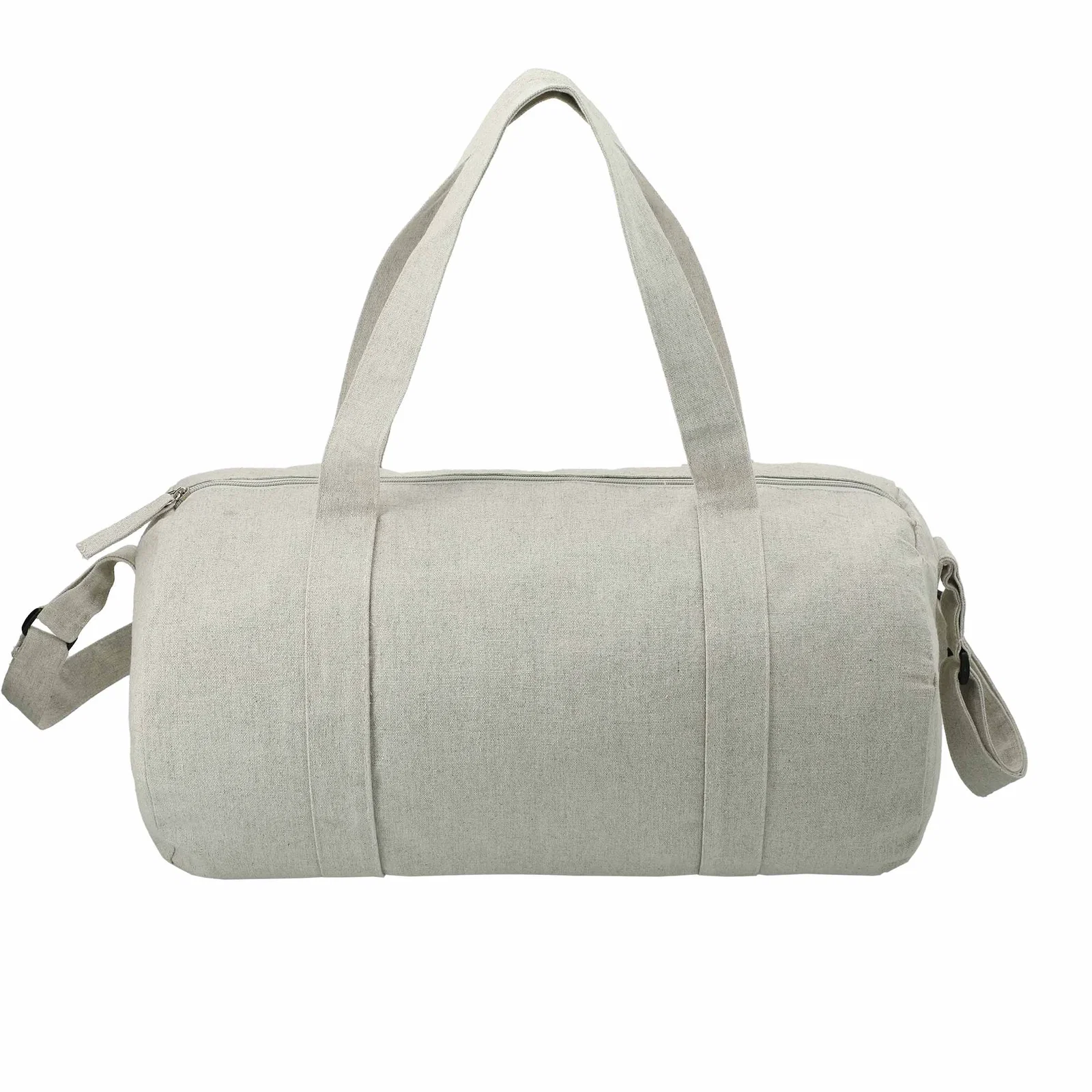 Custom Recycled Cotton Barrel Duffel Bag - Repose (10oz) — view 9