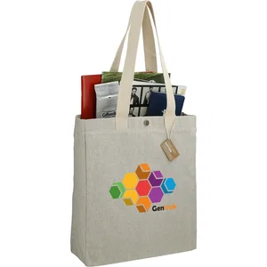 Repose 10 oz Recycled Cotton Box Tote with Snap