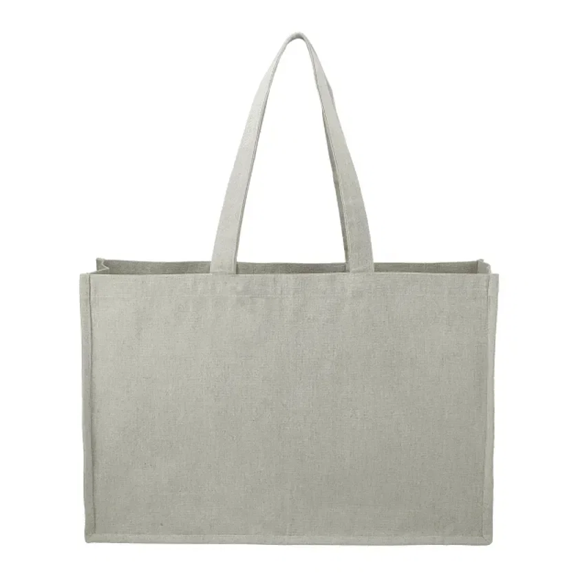 Custom Recycled Cotton Shoulder Tote - Repose (10oz) — view 4
