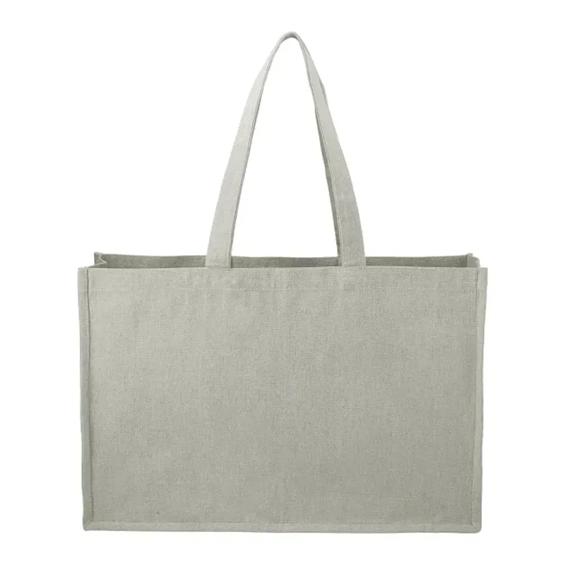 Custom Recycled Cotton Shoulder Tote - Repose (10oz) — view 4