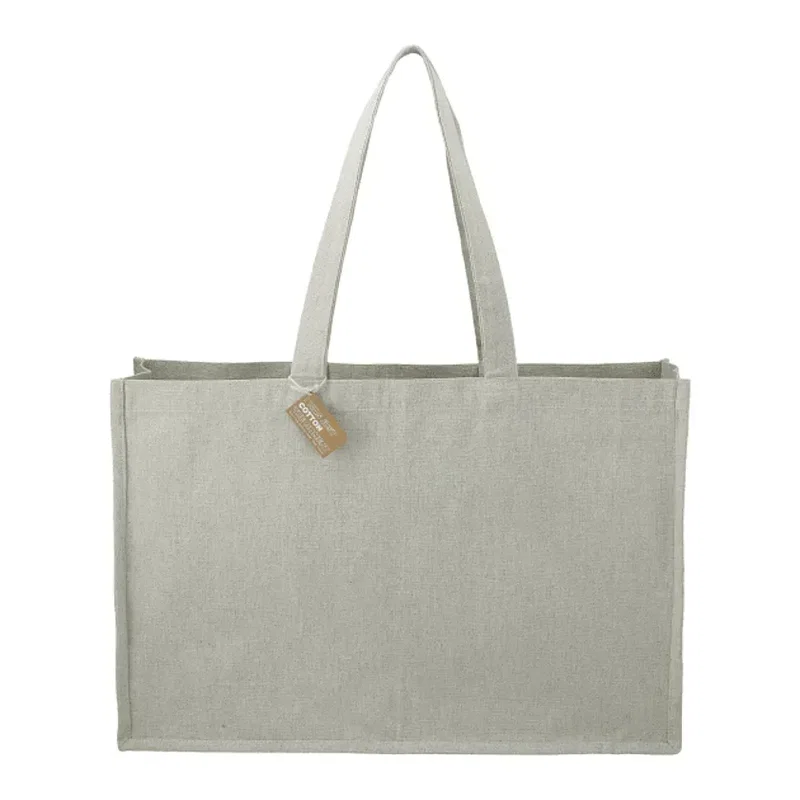Custom Recycled Cotton Shoulder Tote - Repose (10oz) — view 5