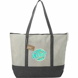 Repose 10 oz Recycled Cotton Zippered Tote