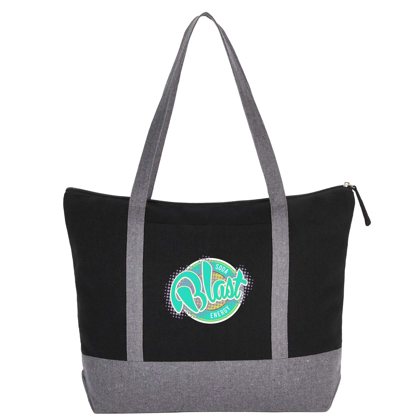 Repose 10oz Recycled Cotton Zippered Tote — view 8