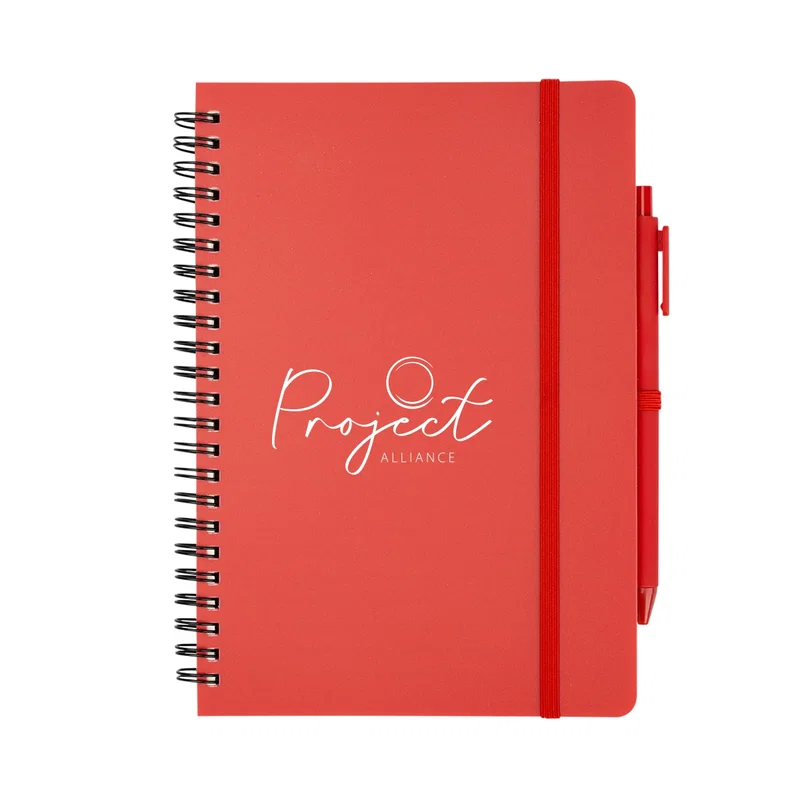 REPREVE® Recycled Spiral Notebook with Pen — view 3