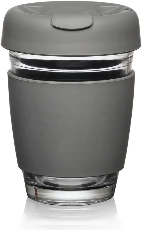 Retiro Borosilicate Glass Tumbler w/Silicone Lid - 8oz — view 5