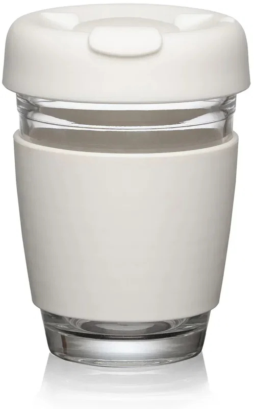 Retiro Borosilicate Glass Tumbler w/Silicone Lid - 8oz — view 6
