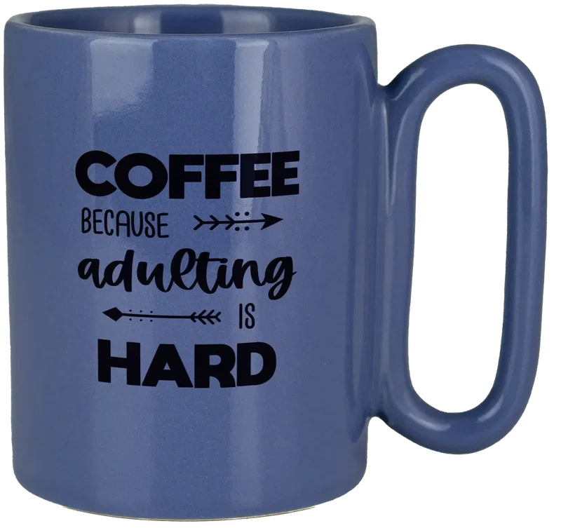 Retro 11 Oz Ceramic Mug With Large Handle — view 5
