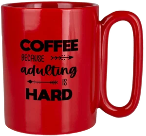 Retro 11 Oz Ceramic Mug With Large Handle