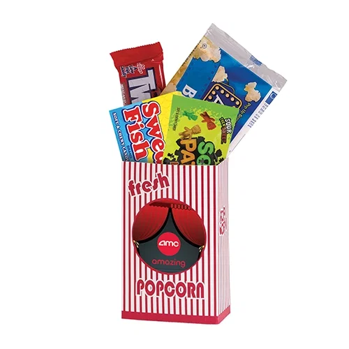 Retro Striped Cinema Snack Box Gift Set — view 2