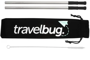 Stainless Steel Straw Set with Brush