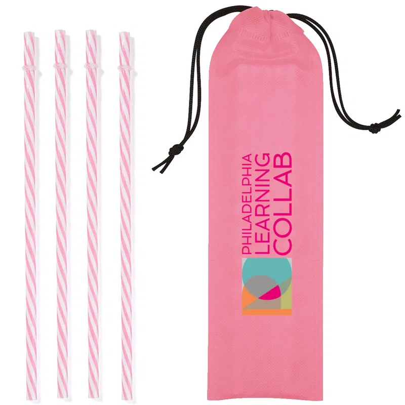 Reusable Straws in Drawstring Pouch — view 10