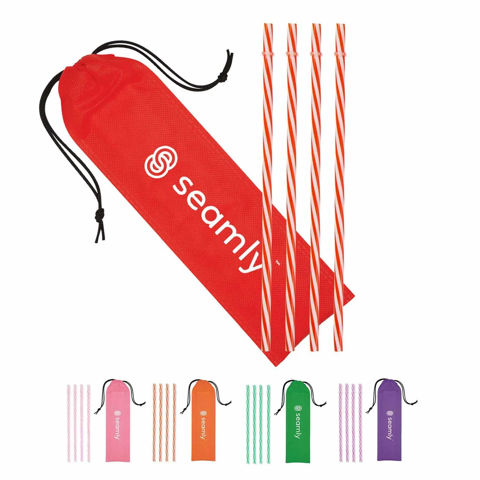Reusable Straws in Drawstring Pouch — view 14