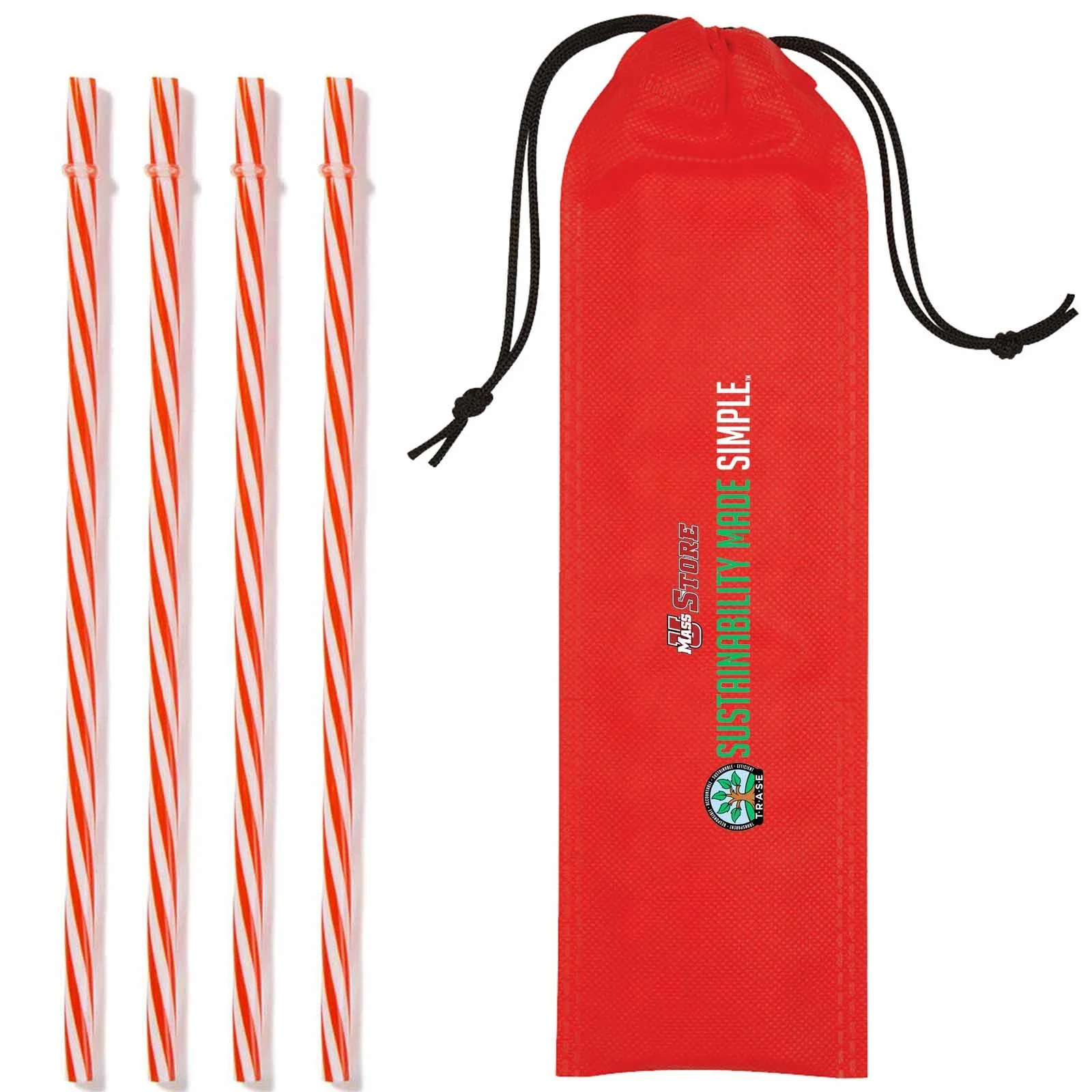 Reusable Straws in Drawstring Pouch — view 8