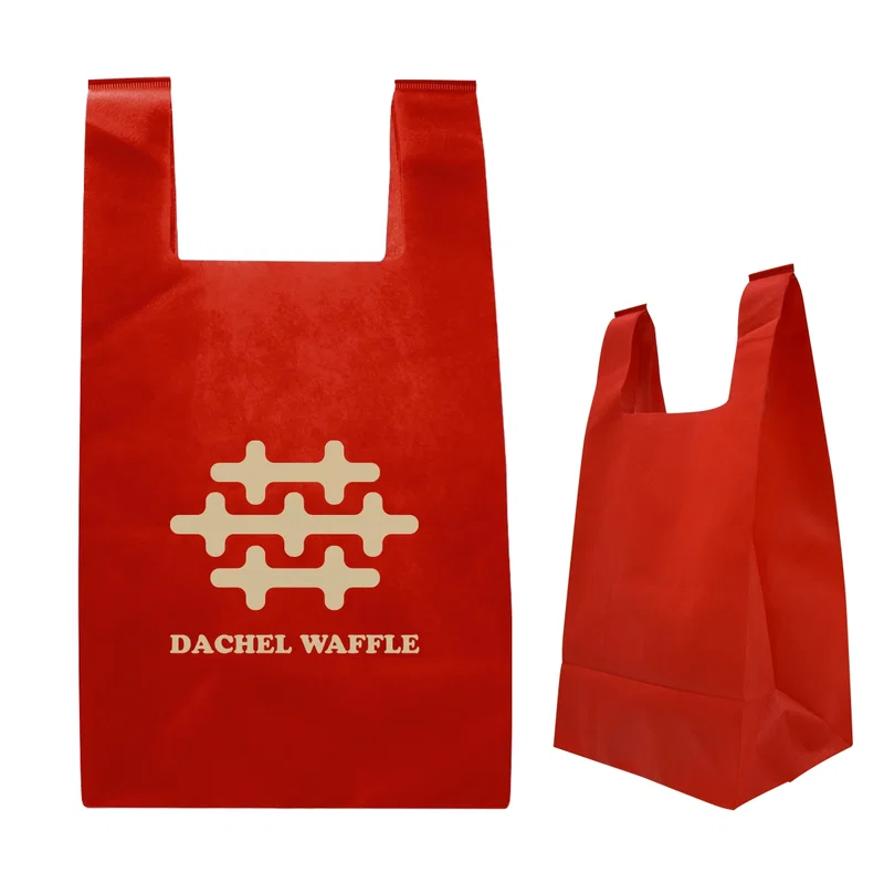 Reusable T-Shirt Style Non-Woven Tote Bag — view 5