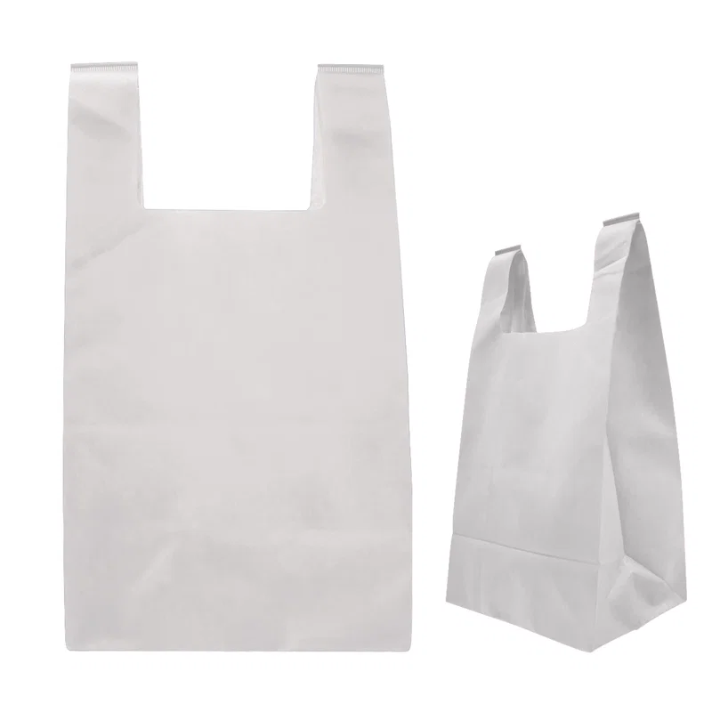 Reusable T-Shirt Style Non-Woven Tote Bag — view 7