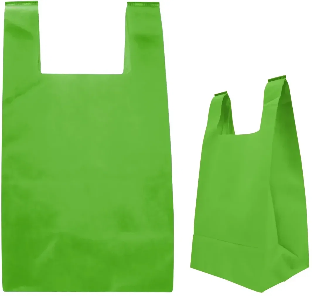 Reusable non-woven grocery tote sized for everyday shopping trips