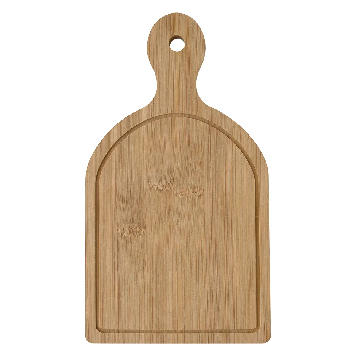 Wood grain runs the length of the natural surface