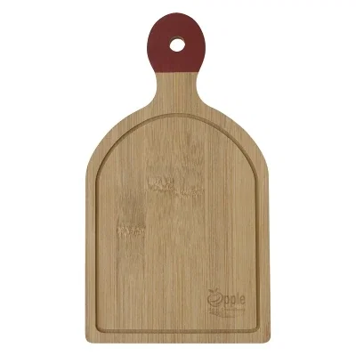 Board propped upright to show its slim edge