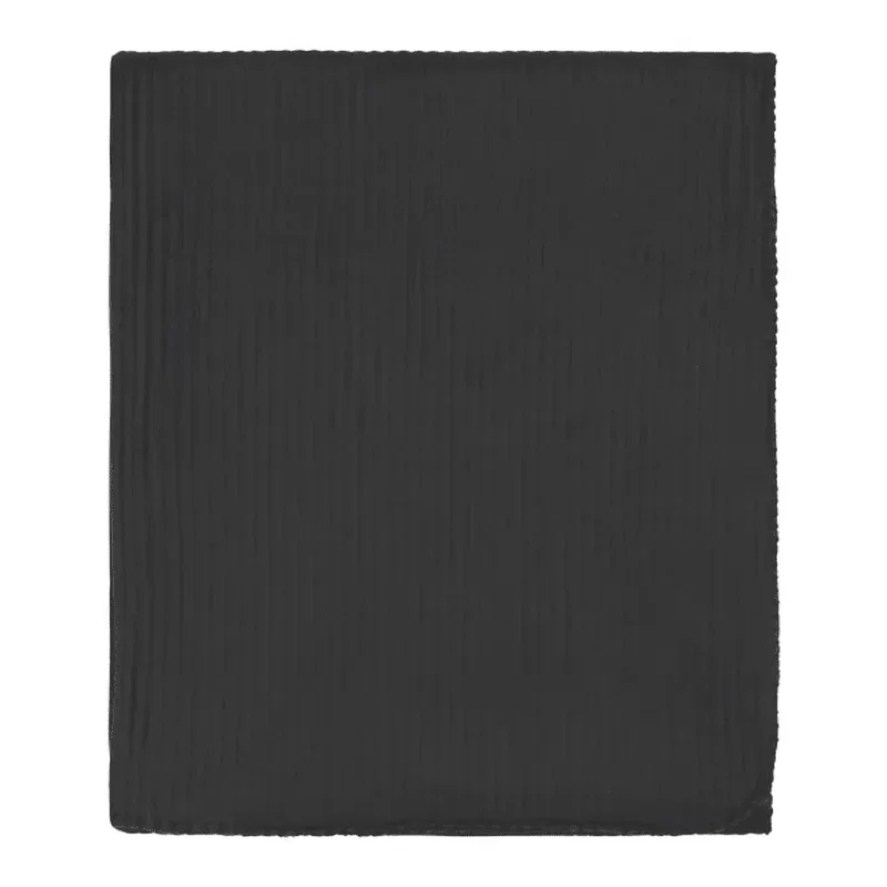Personalized Ribbed Fleece Blanket - 50" x 60" Unfolded — view 2