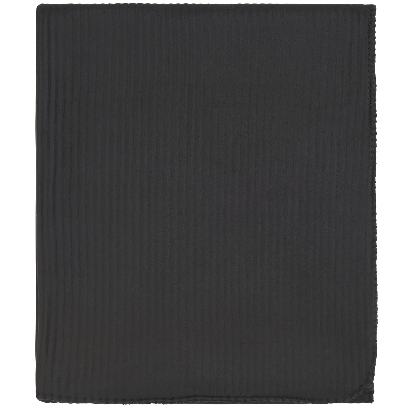 Personalized Ribbed Fleece Blanket - 50" x 60" Unfolded — view 9