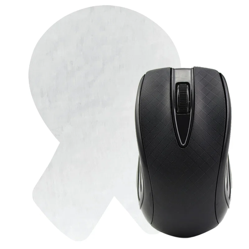 Pad shown at an angle on a desk beside a mouse
