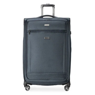 Softside expandable check-in suitcase offered in two large sizes
