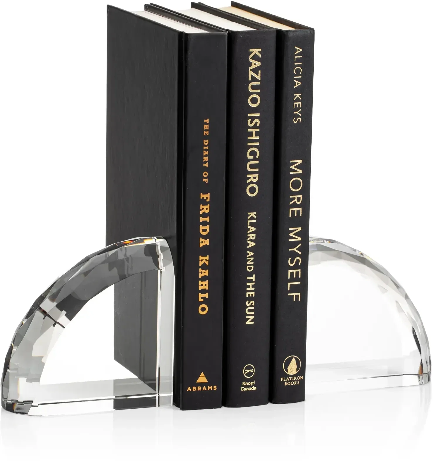 Crystal Arch Bookends - Custom Engraved — view 3