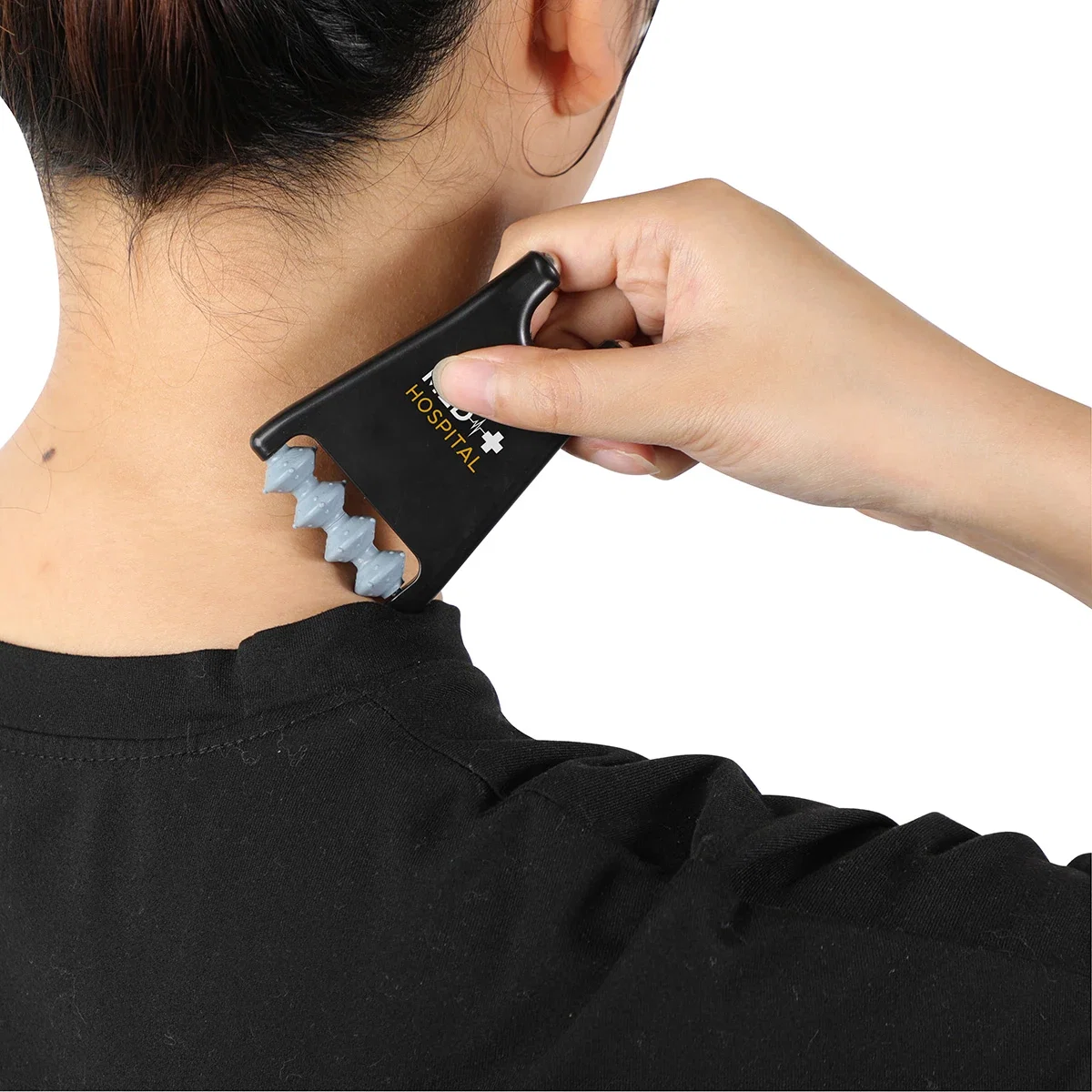 Side profile of the branded Rigger 2-in-1 Roller & Massager