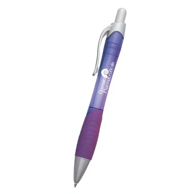 Rio Ballpoint Pen With Contoured Rubber Grip — view 5