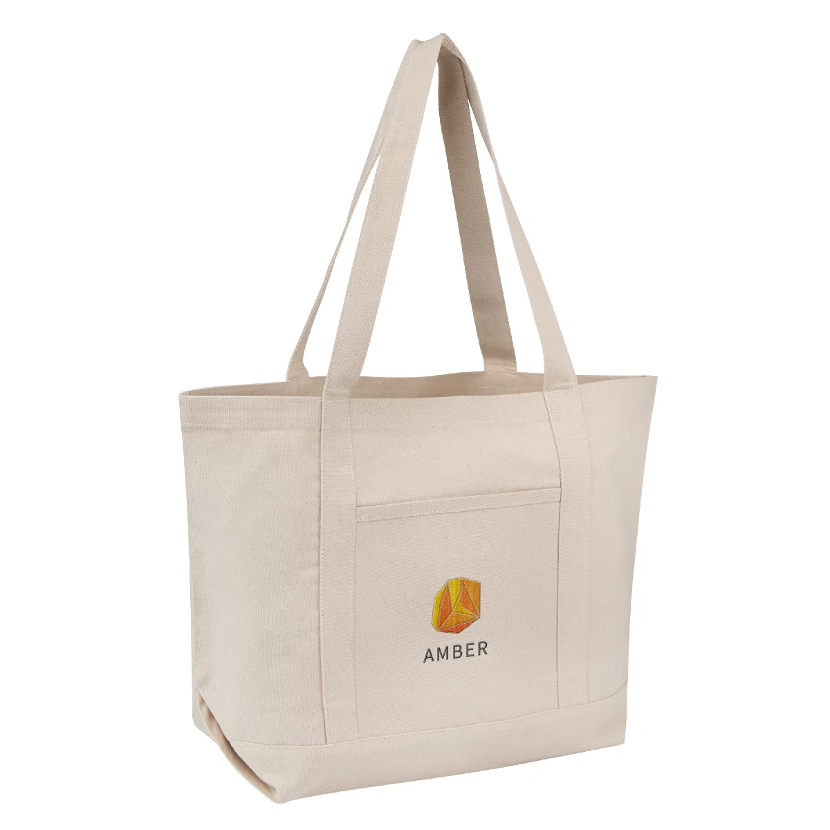Gusseted base lets the bag stand on its own