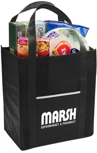 Custom Riptide Non-Woven Grocery Tote Bag
