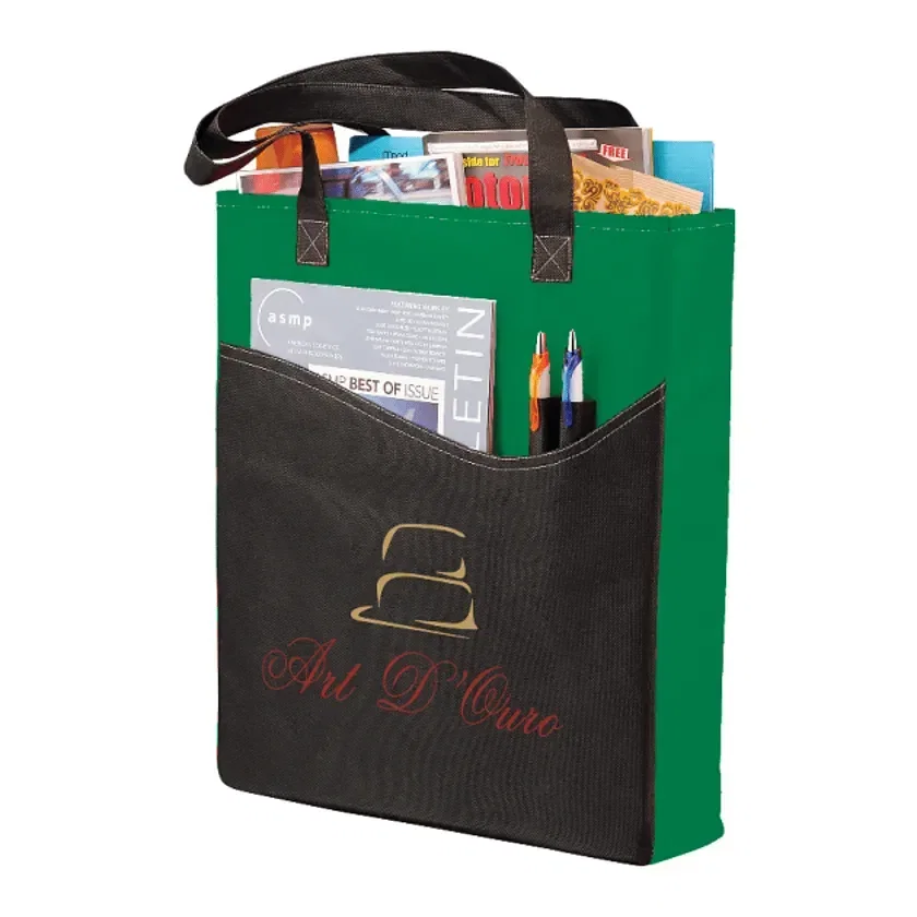 Rivers Pocket Non-Woven Convention Tote — view 3