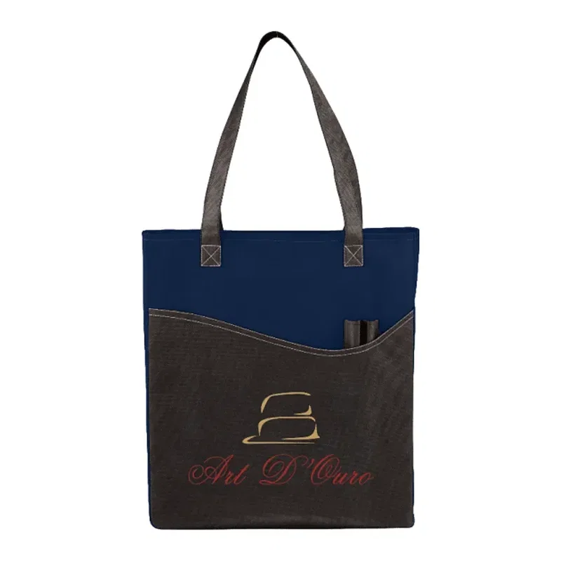 Rivers Pocket Non-Woven Convention Tote — view 5