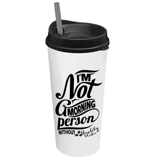 Roadmaster Travel Tumbler with Sip Lid and Straw (20 oz.) — view 12