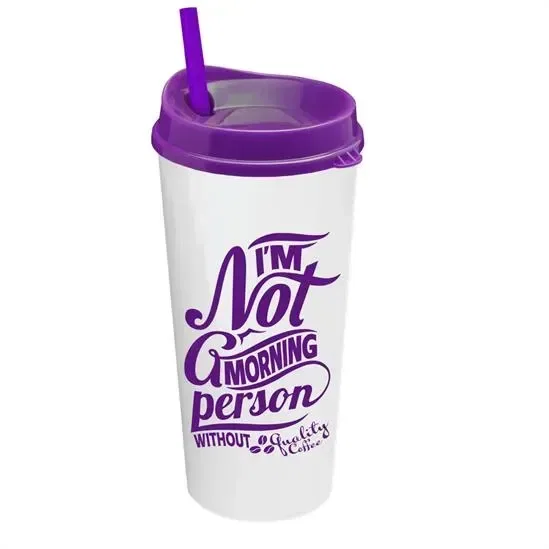 Roadmaster Travel Tumbler with Sip Lid and Straw (20 oz.) — view 13