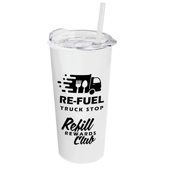 Roadmaster Travel Tumbler with Slider Lid and Straw (18 oz.) — view 10