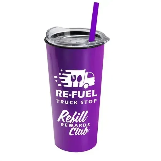 Roadmaster Travel Tumbler with Slider Lid and Straw (18 oz.) — view 11