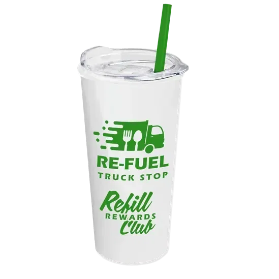 Roadmaster Travel Tumbler with Slider Lid and Straw (18 oz.) — view 12