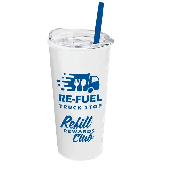 Roadmaster Travel Tumbler with Slider Lid and Straw (18 oz.) — view 14