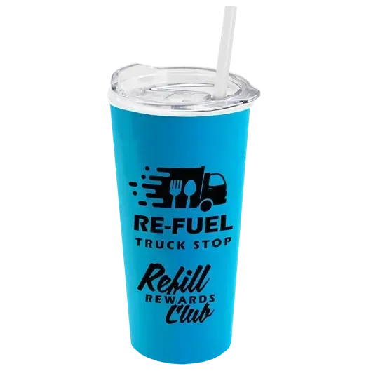 Roadmaster Travel Tumbler with Slider Lid and Straw (18 oz.) — view 3