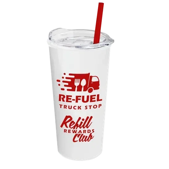 Roadmaster Travel Tumbler with Slider Lid and Straw (18 oz.) — view 6