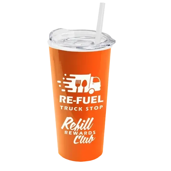 Roadmaster Travel Tumbler with Slider Lid and Straw (18 oz.) — view 7
