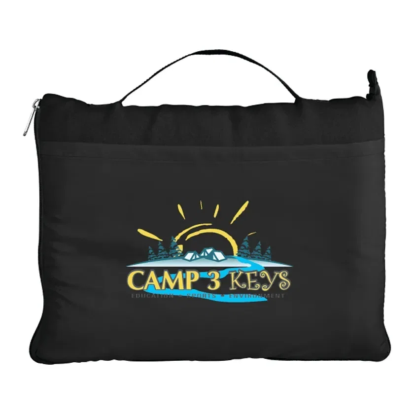 Custom Fleece Travel Blanket - Roam (50" x 60") — view 3